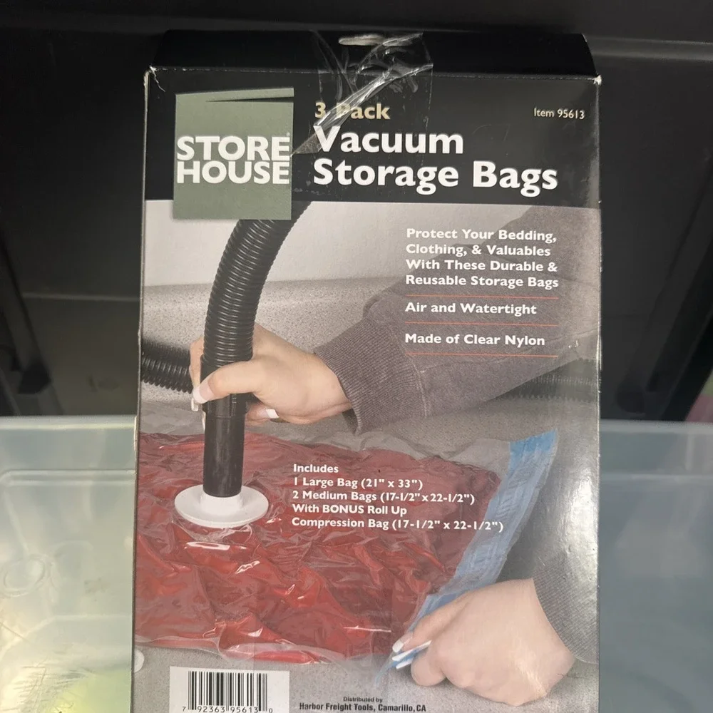 3 Store House Vacuum Storage Bags Roll-up Compression‎ Bag Air Water Tight Nylon